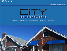 Tablet Screenshot of citychirostl.com